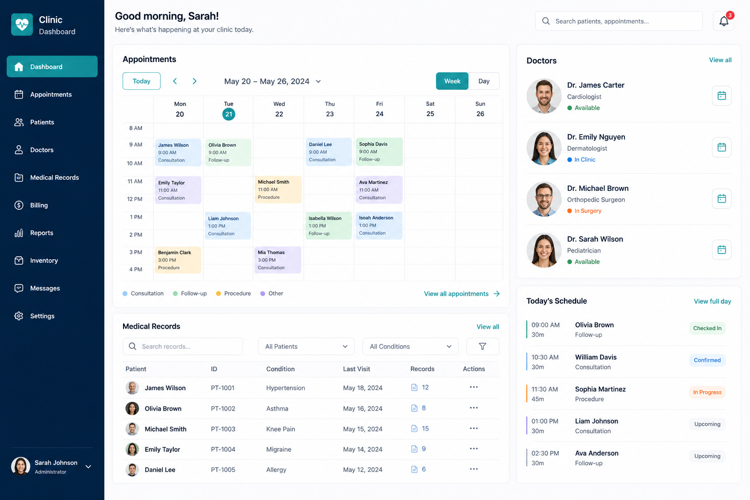 Clinic Management System